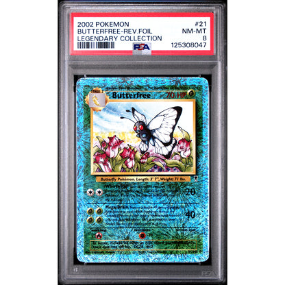 2002 POKEMON LEGENDARY COLLECTION #21 BUTTERFREE-REV.FOIL LEGENDARY COLLECTION