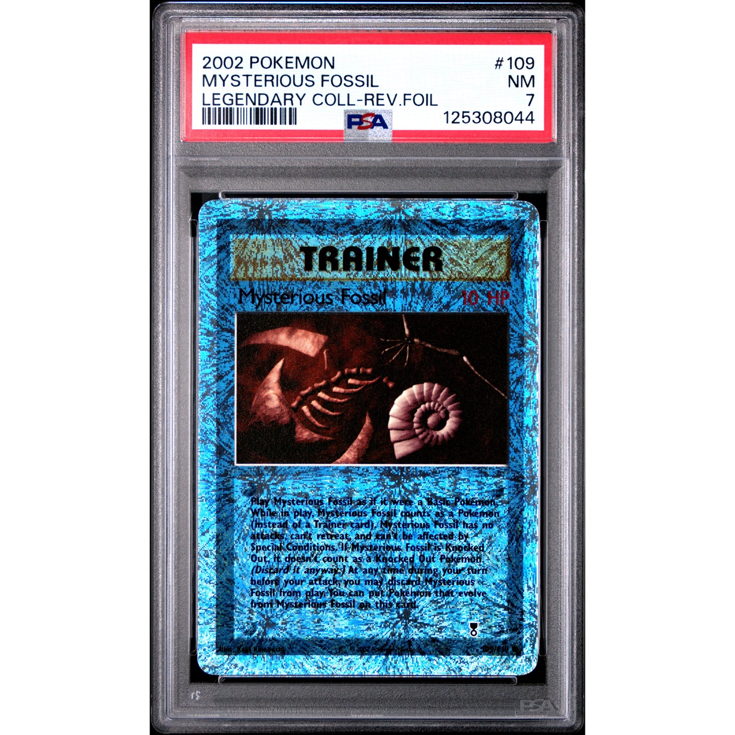 2002 POKEMON LEGENDARY COLLECTION #109 MYSTERIOUS FOSSIL LEGENDARY COLL-REV.FOIL