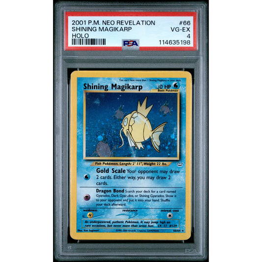 2001 POKEMON NEO REVELATION #66 SHINING MAGIKARP-HOLO